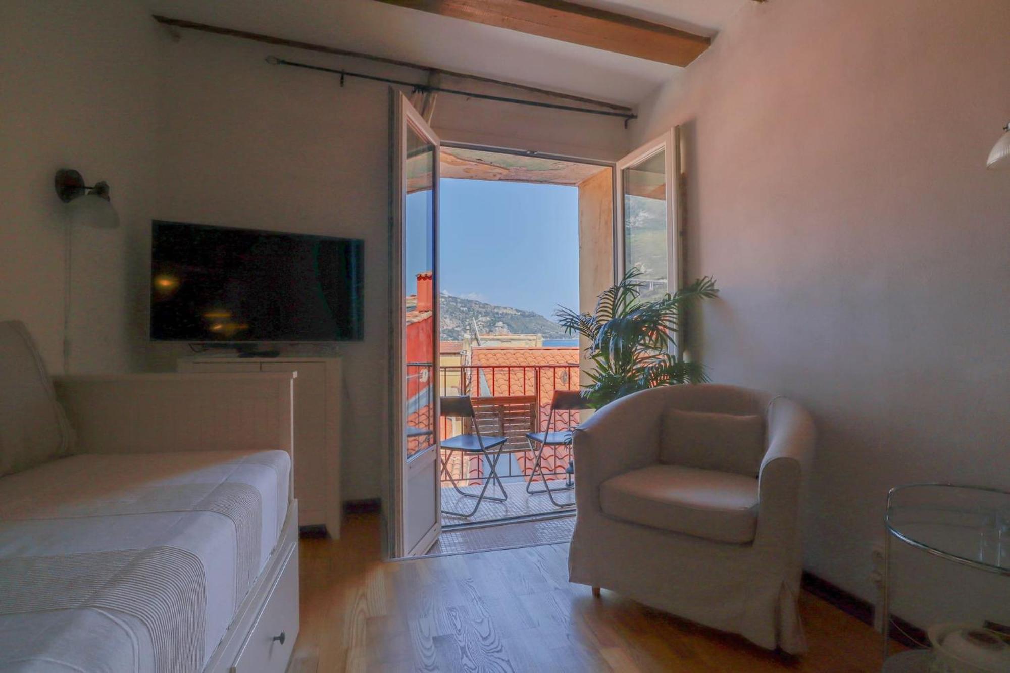 'La Belle Vue Mer' Cozy Appartement, Centre, Plage Menton Luaran gambar